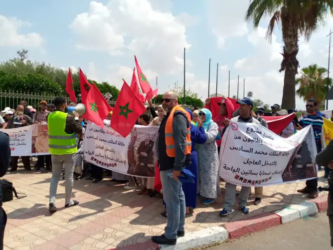 بعد المنصوري.. متضررو “بساتين الواحة” ينقلون احتجاجهم لوالي مراكش ويرفعون شعار “زبون تقولب”