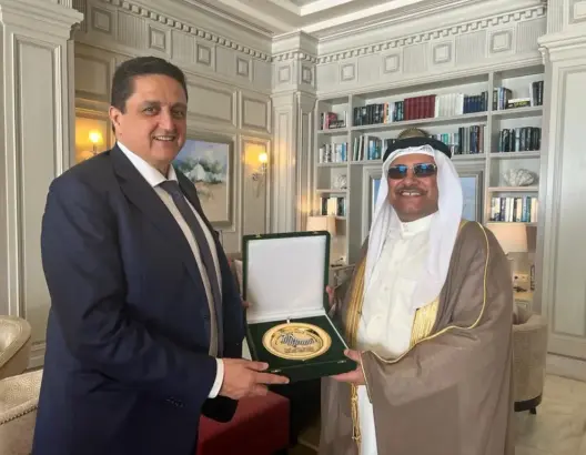 مورو يتباحث مع رئيس البرلمان العربي  وممثل مجلس النواب الأردني