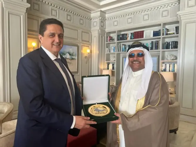 مورو يتباحث مع رئيس البرلمان العربي  وممثل مجلس النواب الأردني