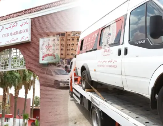 حجز حافلات فريق الكوكب المراكشي..تنفيذا لحكم قضائي