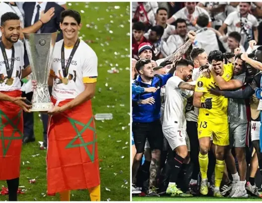 بونو يقود إشبيلية للفوز بالدوري الأوروبي ويهدي اللقب للمغاربة.. والنصيري يشكر الملك