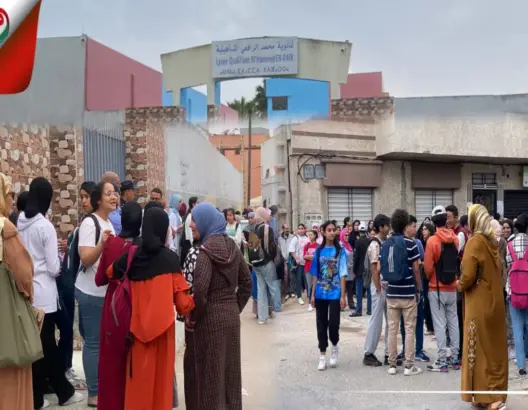 امتحانات الباكالوريا بثانوية محمد الرافعي بالجديدة
