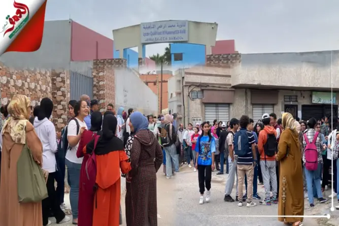 امتحانات الباكالوريا بثانوية محمد الرافعي بالجديدة