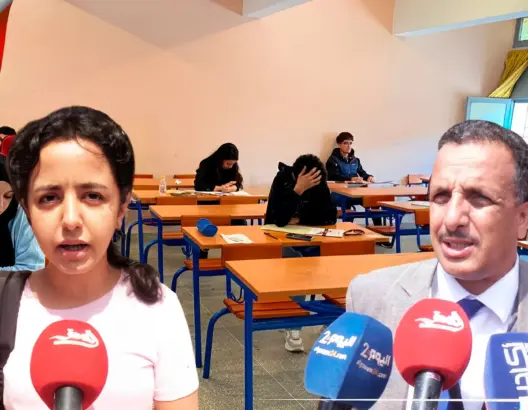 انطباعات التلاميذ في أول أيام الباكالوريا بأكادير