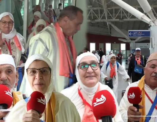 حجاج وجدة ينطلقون نحو الديار المقدسة لأداء المناسك