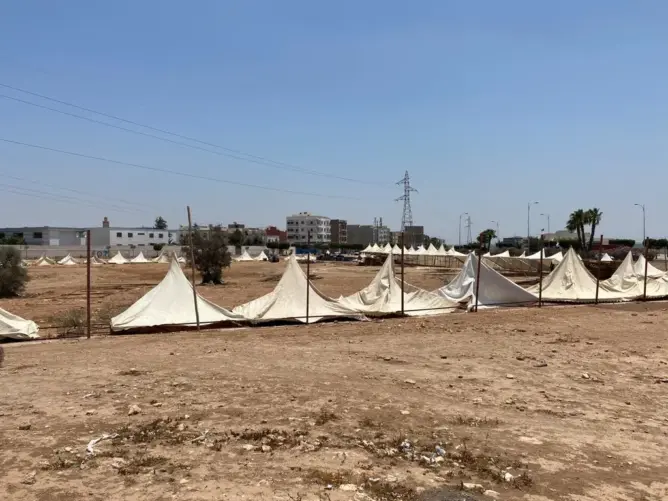 “رحبة” لبيع أضاحي العيد تثير جدلا واسعا بأكادير (صور)