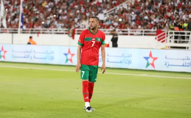 غياب زياش وعودة مزراوي.. الركراكي يعلن تشكيلة الأسود أمام جنوب إفريقيا