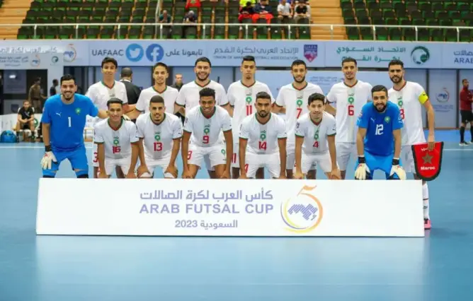 “أسود الفوتسال” يعبرون لنصف نهائي كأس العرب بخماسية أمام السعودية