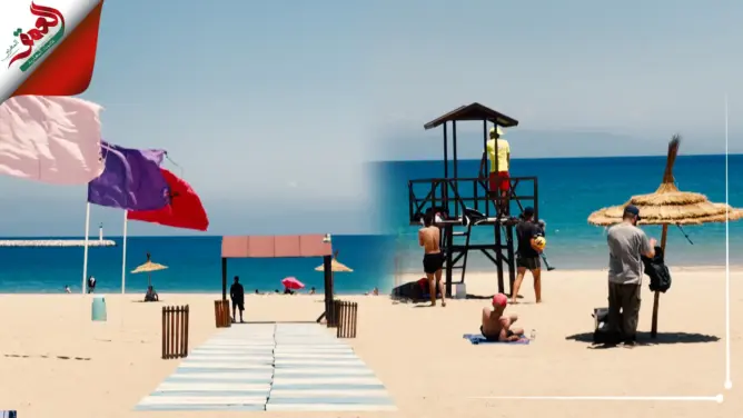 طنجة تستعد لاستقبال موسم الاصطياف بالشاطئ البلدي