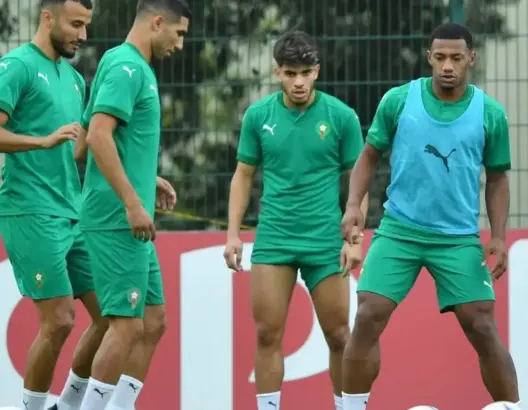 المنتخب المغربي يخوض آخر حصة تدريبية قبل التوجه نحو تنزانيا