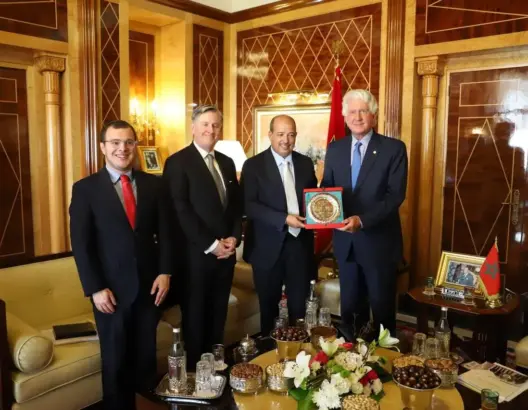 ميارة يجري مباحثات مع وفد عن “معهد اتفاقات أبراهام للسلام”
