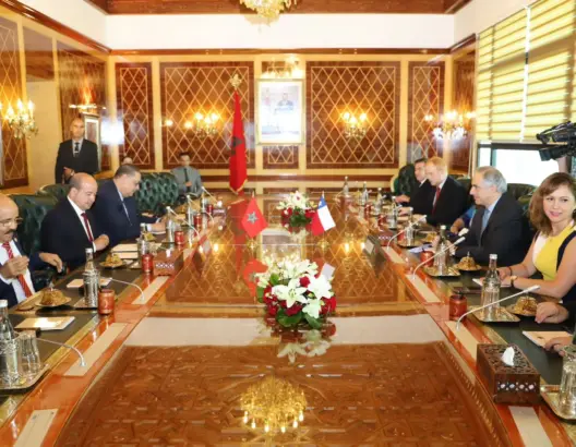 ميارة يجري مباحثات مع وفد عن مجلس الشيوخ الشيلي
