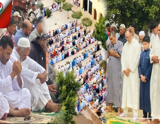 شاهد أجواء صلاة العيد بأزمور