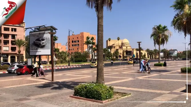 توافد كبير للسياح على مدينة مراكش رغم ارتفاع درجات الحرارة