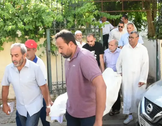تشييع جثمان أبو بكر بلكورة