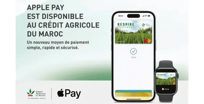 القرض الفلاحي للمغرب يطلق خدمة الدفع “Apple Pay”