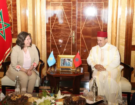 ميارة يجري مباحثات مع سفيرة جمهورية كازاخستان بالمغرب