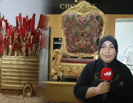 حلوانية بمراكش تبدع بمنحوثة "الدرهم"من عجين السكر بمناسبة عيد العرش المجيد