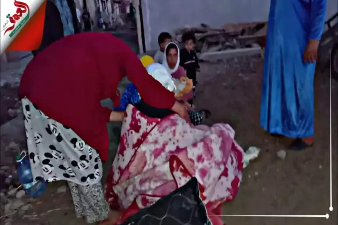 قصة سيدة وضعت مولودها بالشارع بالبئر الجديد