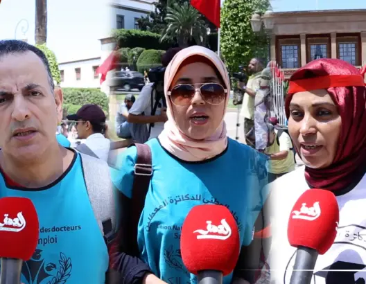 الدكاترة المعطلون يواصلون إضرابهم عن الطعام لليوم السابع