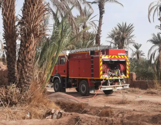 زاكورة.. إخماد حريق بتمكروت أتى على عشرات أشجار النخيل