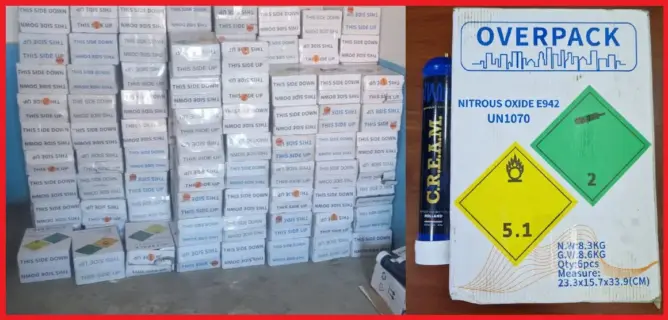 العثور على 1100 قنينة غاز مخدِّر بطنجة والأمن يوقف 6 أشخاص