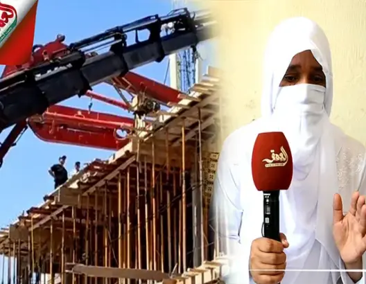 رافعة تسقط على عامل بورش بناء وتحوله إلى أشلاء