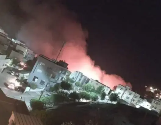 حريق يندلع بغابة حجر داريان بتاونات والسلطات تسابق الزمن لإخماده