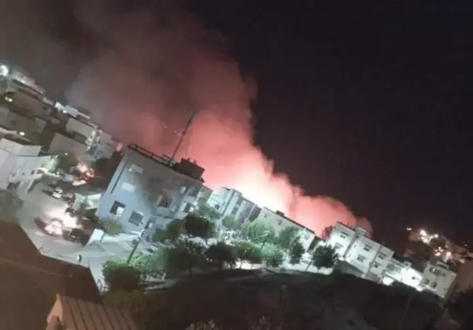 حريق يندلع بغابة حجر داريان بتاونات والسلطات تسابق الزمن لإخماده