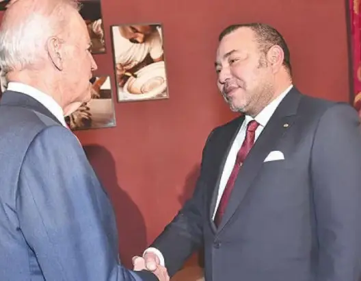 الملك محمد السادس يعزي الرئيس الأمريكي