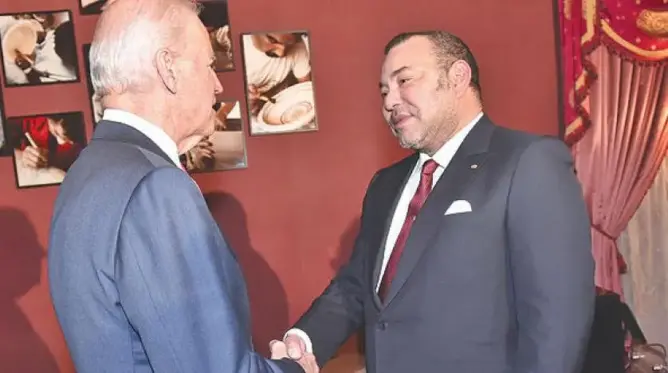 الملك محمد السادس يعزي الرئيس الأمريكي