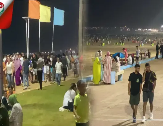 الأجواء الصيفية بالجديدة ليلا