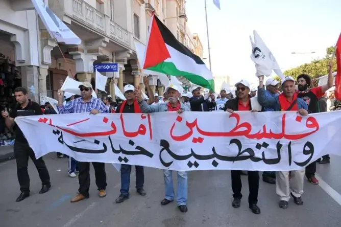 محكمة سلا تستدعي نشطاء دعم فلسطين و”الجبهة” تتشبث بحق الاحتجاج