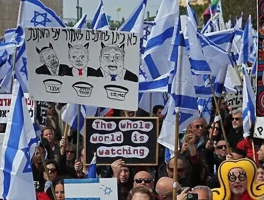 إسرائيل على صفيح ساخن للأسبوع الـ34 على التوالي بسبب الاصلاح القضائي