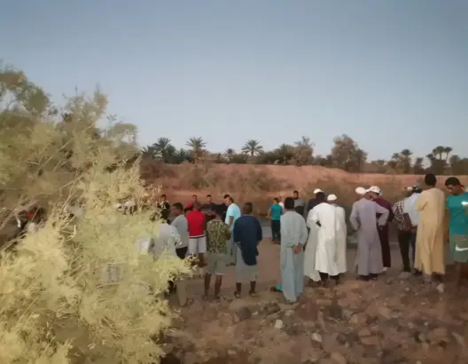 انتشال جثة طفل من واد درعة بزاكورة بعد ساعات متواصلة من البحث