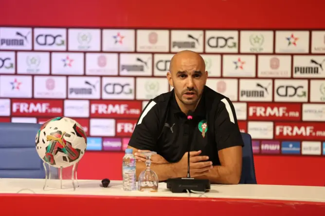 غياب أكرد.. الركراكي يكشف لائحة المنتخب المغربي لوديتي تونس والبنين