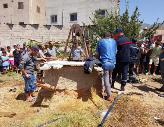 انتشال جثة شخص سقط في بئر نواحي بني ملال