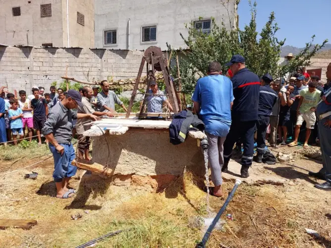 انتشال جثة شخص سقط في بئر نواحي بني ملال
