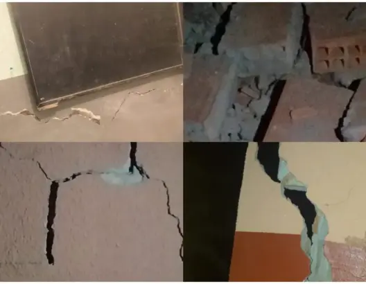 الزلزال يخلف أضرارا بأكبر ثانوية بدمنات ومصير مجهول ينتظر التلاميذ (صور)
