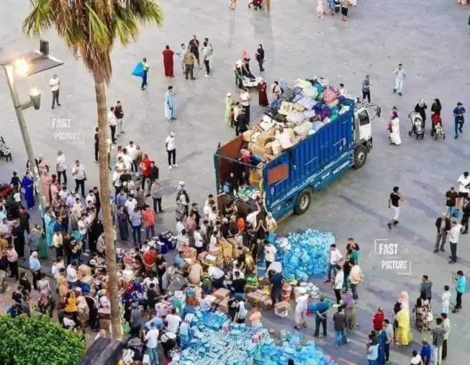 أمن تمارة يحقق في استيلاء ثلاثة أشخاص على تبرعات لضحايا الزلزال