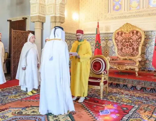الملك محمد السادس يستقبل عددا من السفراء الأجانب