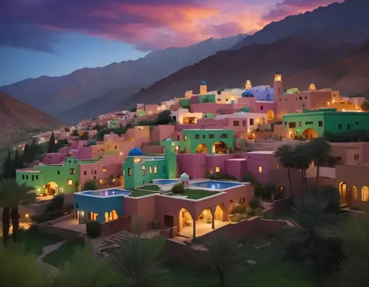 هكذا يتخيل الذكاء الاصطناعي إعادة إعمار المناطق الجبلية التي ضربها الزلزال بإقليم الحوز