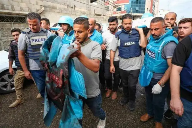 أكبر حصيلة منذ 30 عاما.. ارتفاع عدد الشهداء الصحفيين في غزة إلى 46
