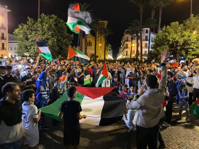 تطوان تتضامن مع فلسطين