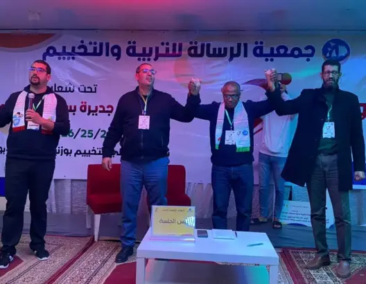 انتخاب مصطفى الخير رئيسا جديدا لـ”الرسالة” خلفا للفلولي (صور)