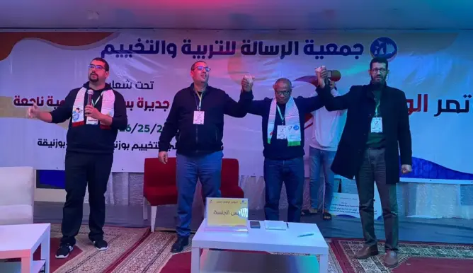 انتخاب مصطفى الخير رئيسا جديدا لـ”الرسالة” خلفا للفلولي (صور)