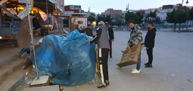 طنجة.. حملة واسعة لتحرير الملك العام بمسنانة (صور)