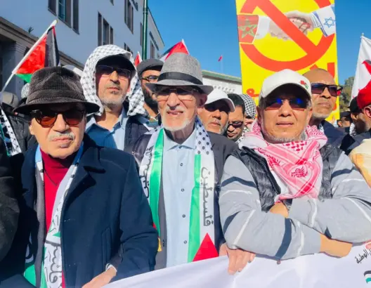 في الذكرى الثالثة للتطبيع.. مسيرة حاشدة بالرباط دعوة لإسقاطه ودعما للشعب الفلسطيني