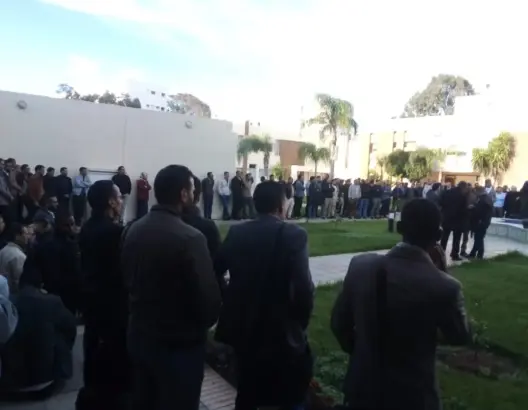 تنسيقية “مفتشي الغد” يحتجون ضد اتفاق الحكومة والنقابات