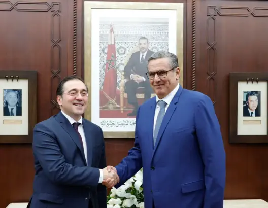 أخنوش يستقبل وزير الشؤون الخارجية الإسباني